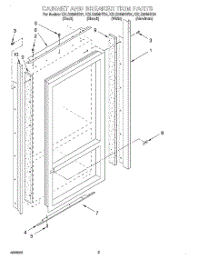 02 - Cabinet And Breaker Trim parts for Kitchenaid Refrigerator KBLS36MHT01 from AppliancePartsPros.com