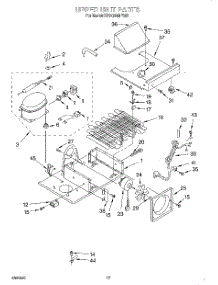 12 - Upper Unit parts for Kitchenaid Refrigerator KSSC42MFS05 from AppliancePartsPros.com
