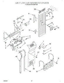 14 - Air Flow And Reservoir parts for Kitchenaid Refrigerator KSSC42MFS05 from AppliancePartsPros.com