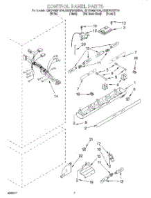 05 - Control Panel parts for Kitchenaid Refrigerator KBRP36MHB00 from AppliancePartsPros.com