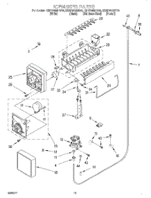 11 - Ice Maker parts for Kitchenaid Refrigerator KBRP36MHB00 from AppliancePartsPros.com