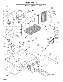 09 - Unit parts for Kitchenaid Refrigerator KSBS25FJWH00 from AppliancePartsPros.com