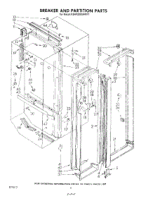 03 - Breaker And Partition parts for Kitchenaid Refrigerator KSRF26DSWHY1 from AppliancePartsPros.com
