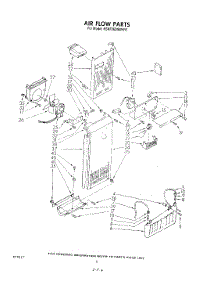 04 - Air Flow parts for Kitchenaid Refrigerator KSRF26DSWHY1 from AppliancePartsPros.com