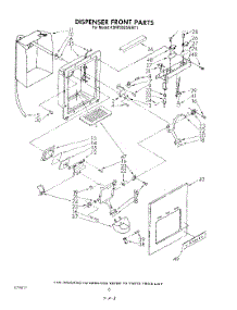 05 - Dispenser Front parts for Kitchenaid Refrigerator KSRF26DSWHY1 from AppliancePartsPros.com