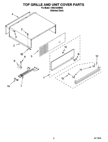 06 - Top Grille And Unit Cover Parts parts for Kitchenaid Refrigerator KSSC42QMS02 from AppliancePartsPros.com