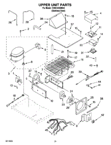 13 - Upper Unit Parts parts for Kitchenaid Refrigerator KSSC42QMS02 from AppliancePartsPros.com