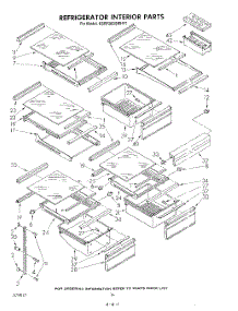 08 - Refrigerator Interior , Lit / Optional parts for Kitchenaid Refrigerator KSRF26DSWHY1 from AppliancePartsPros.com