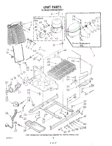 10 - Unit parts for Kitchenaid Refrigerator KSRF26DSWHY1 from AppliancePartsPros.com