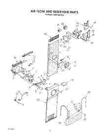 15 - Air Flow And Reservoir parts for Kitchenaid Refrigerator KSRF36DTX02 from AppliancePartsPros.com