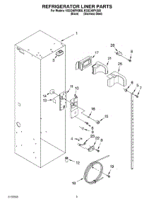 04 - Refrigerator Liner parts for Kitchenaid Refrigerator KSSC48FKB00 from AppliancePartsPros.com