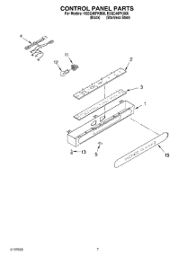 05 - Control Panel parts for Kitchenaid Refrigerator KSSC48FKB00 from AppliancePartsPros.com
