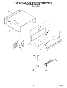 06 - Top Grille And Unit Cover parts for Kitchenaid Refrigerator KSSC48QKS01 from AppliancePartsPros.com