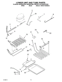 09 - Lower Unit And Tube Parts parts for Kitchenaid Refrigerator KBRS36FKT02 from AppliancePartsPros.com