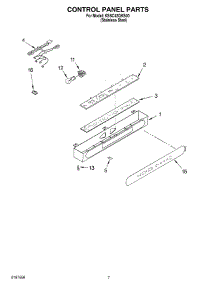 05 - Control Panel parts for Kitchenaid Refrigerator KSSC42QKS00 from AppliancePartsPros.com