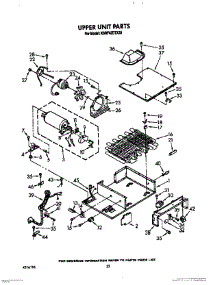 14 - Upper Unit parts for Kitchenaid Refrigerator KSRF42DTX20 from AppliancePartsPros.com
