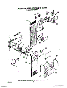 16 - Air Flow And Reservoir parts for Kitchenaid Refrigerator KSRF42DTX20 from AppliancePartsPros.com