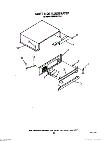 18 - Not Illustrated parts for Kitchenaid Refrigerator KSRF42DTX20 from AppliancePartsPros.com