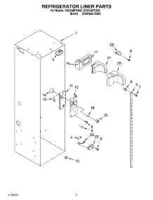 04 - Refrigerator Liner Parts parts for Kitchenaid Refrigerator KSSC48FKS02 from AppliancePartsPros.com