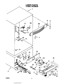 04 - Liner parts for Kitchenaid Refrigerator KBRC36MHS00 from AppliancePartsPros.com