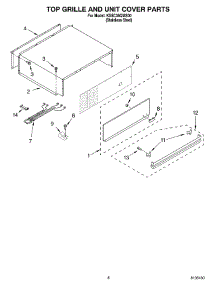 06 - Top Grille And Unit Cover Parts parts for Kitchenaid Refrigerator KSSC36QMS00 from AppliancePartsPros.com