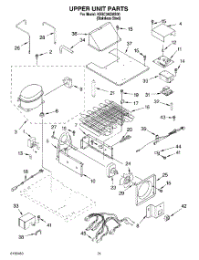 13 - Upper Unit Parts parts for Kitchenaid Refrigerator KSSC36QMS00 from AppliancePartsPros.com