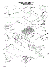 11 - Upper Unit Parts parts for Kitchenaid Refrigerator KSSO36FMX00 from AppliancePartsPros.com
