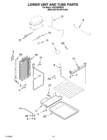 12 - Lower Unit And Tube Parts parts for Kitchenaid Refrigerator KSSO36FMX00 from AppliancePartsPros.com