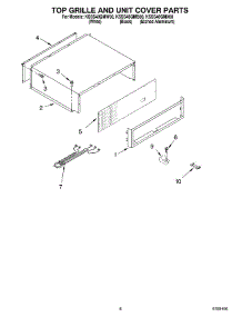 06 - Top Grille And Unit Cover Parts parts for Kitchenaid Refrigerator KSSS48QMX00 from AppliancePartsPros.com