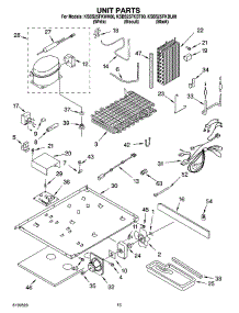 09 - Unit Parts parts for Kitchenaid Refrigerator KSBS25FKBL00 from AppliancePartsPros.com