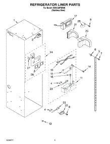 04 - Refrigerator Liner Parts parts for Kitchenaid Refrigerator KSSC48FMS00 from AppliancePartsPros.com