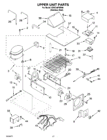 11 - Upper Unit Parts parts for Kitchenaid Refrigerator KSSC48FMS00 from AppliancePartsPros.com