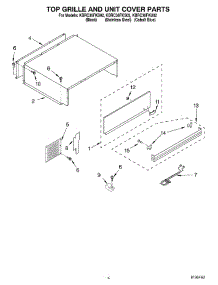 03 - Top Grille And Unit Cover Parts parts for Kitchenaid Refrigerator KBRC36FKU02 from AppliancePartsPros.com