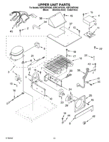 08 - Upper Unit Parts parts for Kitchenaid Refrigerator KBRC36FKU02 from AppliancePartsPros.com