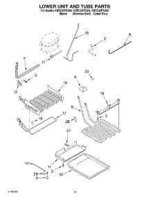 09 - Lower Unit And Tube Parts parts for Kitchenaid Refrigerator KBRC36FKU02 from AppliancePartsPros.com