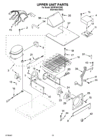 08 - Upper Unit Parts parts for Kitchenaid Refrigerator KBRP36FKS02 from AppliancePartsPros.com