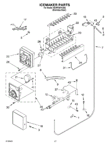 10 - Icemaker Parts parts for Kitchenaid Refrigerator KBRP36FKS02 from AppliancePartsPros.com