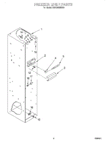 03 - Freezer Liner parts for Kitchenaid Refrigerator KSSC48MHS00 from AppliancePartsPros.com