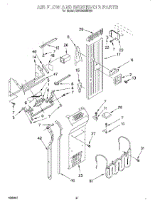 14 - Air Flow And Reservoir parts for Kitchenaid Refrigerator KSSC48MHS00 from AppliancePartsPros.com