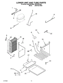 12 - Lower Unit And Tube parts for Kitchenaid Refrigerator KSSC36FKB00 from AppliancePartsPros.com