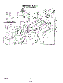 11 - Ice Maker parts for Kitchenaid Refrigerator KSRF22DSWHY0 from AppliancePartsPros.com