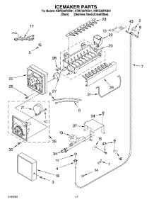 10 - Icemaker parts for Kitchenaid Refrigerator KBRC36FKS01 from AppliancePartsPros.com