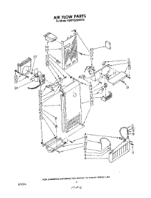 04 - Air Flow parts for Kitchenaid Refrigerator KSRF26DSWHY0 from AppliancePartsPros.com