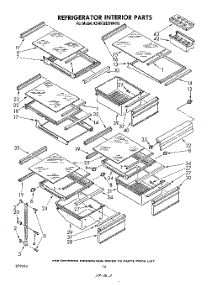 08 - Refrigerator Interior, Lit / Optional parts for Kitchenaid Refrigerator KSRF26DSWHY0 from AppliancePartsPros.com