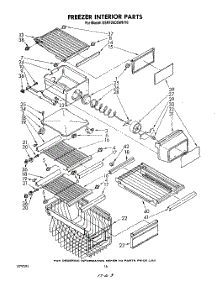 09 - Freezer Interior parts for Kitchenaid Refrigerator KSRF26DSWHY0 from AppliancePartsPros.com
