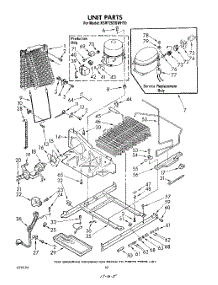 10 - Unit parts for Kitchenaid Refrigerator KSRF26DSWHY0 from AppliancePartsPros.com