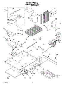 09 - Unit Parts parts for Kitchenaid Refrigerator KSBP25FKSS00 from AppliancePartsPros.com