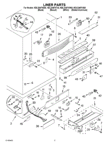 04 - Liner Parts parts for Kitchenaid Refrigerator KBLS36FKX02 from AppliancePartsPros.com