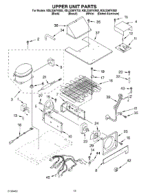 08 - Upper Unit Parts parts for Kitchenaid Refrigerator KBLS36FKX02 from AppliancePartsPros.com