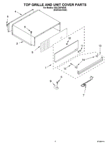 03 - Top Grille And Unit Cover Parts parts for Kitchenaid Refrigerator KBLC36FMS00 from AppliancePartsPros.com
